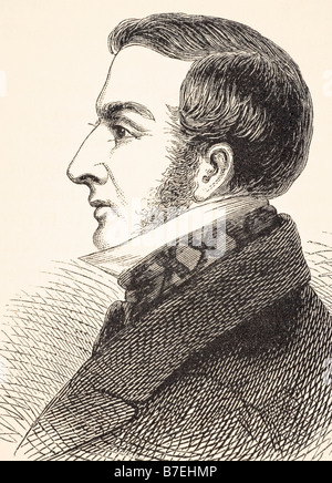 Sir James Robert George Graham, 2. Baronet, 1792 zu 1861. Britischer Staatsmann. Stockfoto