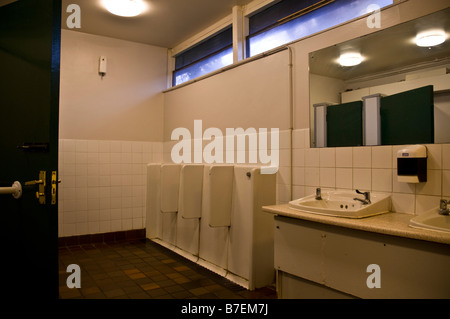 dh Toiletten UK Englisch öffentliche Toiletten Interieur Stockfoto