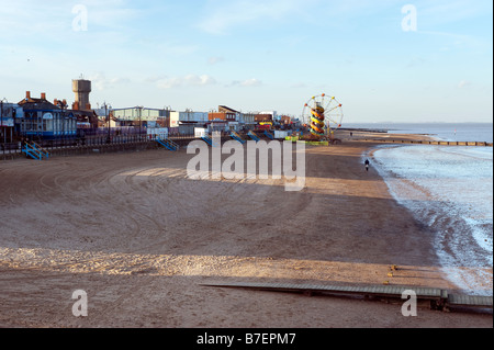 Cleethorpes Strand, North East Lincolnshire, Großbritannien Stockfoto