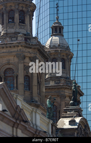 Dom Santiago Chile Plaza de armas Stockfoto