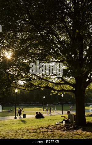 Boston Common, Boston, Massachusetts, Vereinigte Staaten Stockfoto