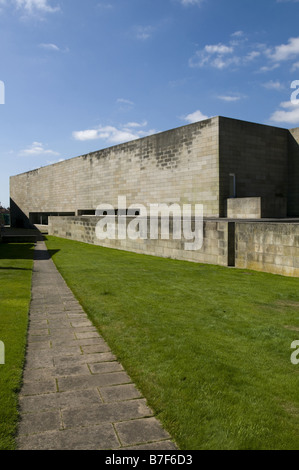 Centro Gallego de Arte Contemporaneo (CGAC) in Santiago De Compostela, Spanien. Von Alvaro Siza Vieira entworfen Stockfoto