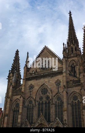 Die evangelische St. Stephen s Kirche Temple Saint-Étienne ist die reformierte Hauptkirche der Stadt Mülhausen im Elsass Frankreich Stockfoto