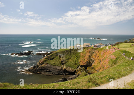 Lizard Point Teestuben und Café, The Lizard Cornwall UK. Stockfoto