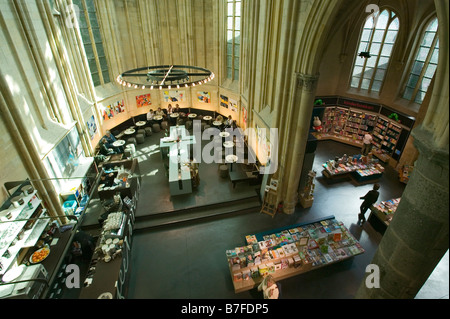 Buchhandlung in der ehemaligen Kirche Maastricht-Niederlande-Europa Stockfoto