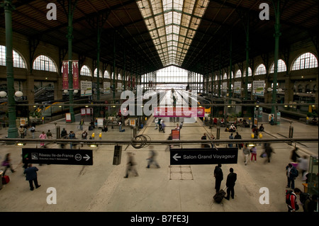 Gare du Nord in Paris Stockfoto