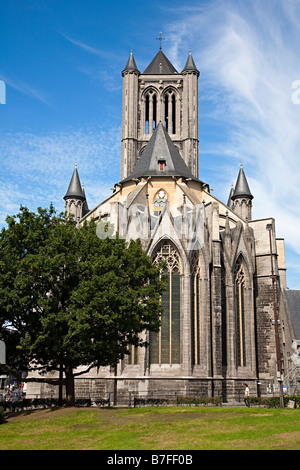 St.-Nikolaus-Kirche Gent Belgien Stockfoto