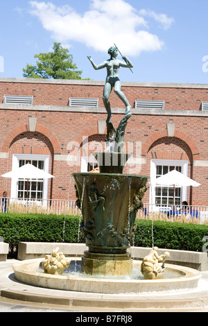 Brunnen des Campus der University of Illinois in Urbana-Champaign USA Stockfoto