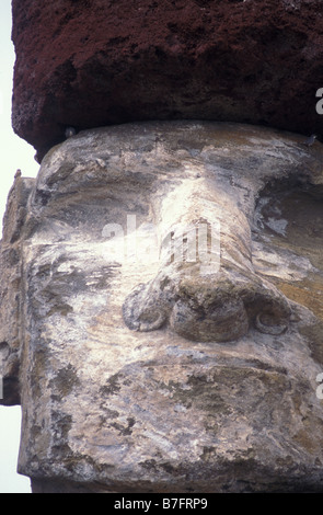 Moai Ahu Tongariki Osterinsel chile Stockfoto