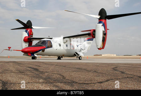 Bell Agusta BA609 ist eine zivile Twin engined Tiltrotor, die entworfen ist, um wie ein Hubschrauber abheben und fliegen wie ein Flugzeug Stockfoto