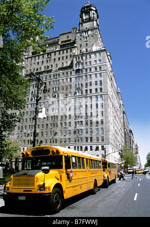 Das Beresford in 211 Central Park West. Ein Art déco-Wohnhaus an der Upper West Side von Manhattan, New York City, USA Stockfoto