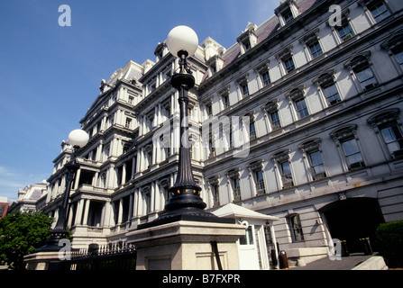 Washington D.C. altes Geschäftsgebäude. Eisenhower Executive Office Building USA Stockfoto