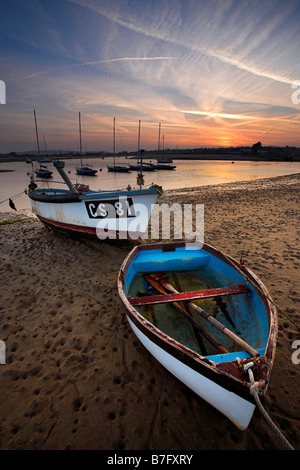 Boote am Hafen von Bembridge, Isle Of Wight Stockfoto