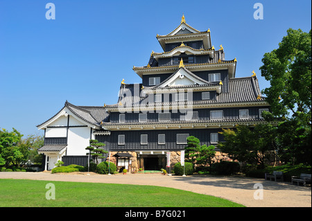 Burg, Okayama, Okayama Präfektur, Japan Stockfoto