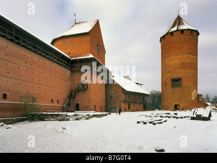 Burg Turaida in der Nähe von Sigulda in Nationalpark Sigulda Lettland Stockfoto