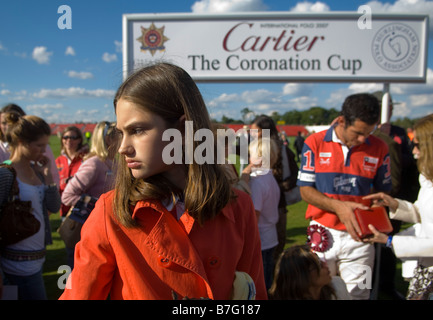 Cartier Polo Coronation Cup, Smiths Rasen, Windsor Great Park Egham Surrey UK Stockfoto