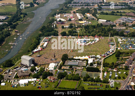 Isle Of Wight Festival 2007 Antenne Stockfoto