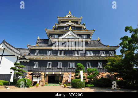 Burg, Okayama, Okayama Präfektur, Japan Stockfoto