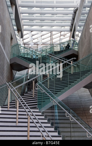 Treppe, Paradise Street, Liverpool 1, Liverpool, England, Winter 2009 Stockfoto