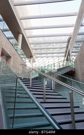 Treppe, Paradise Street, Liverpool 1, Liverpool, England, Winter 2009 Stockfoto