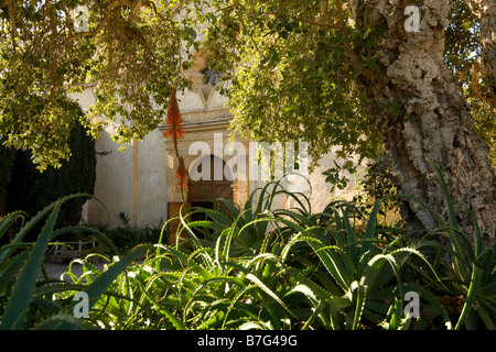 Eingang in die Carmel Mission Stockfoto