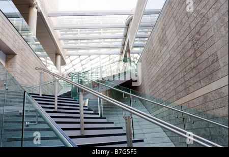 Treppe, Paradise Street, Liverpool 1, Liverpool, England, Winter 2009 Stockfoto