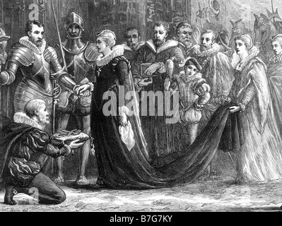 Mary Queen of Scots in Holyrood Palace Edinburgh Schottland 1561 Stockfoto