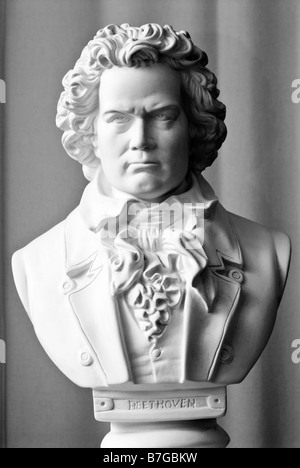 Büste von Beethoven Stockfoto
