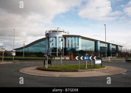 O2 Callcenter in Preston Brook Cheshire UK Stockfoto