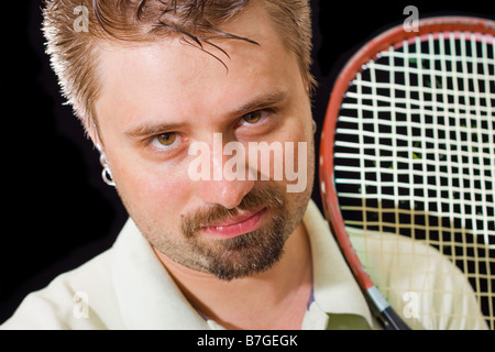 Junge Tennisspieler Stockfoto