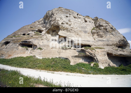 HÖHLE KLOSTER INKERMAN. UKRAINE INKERMAN Krim UKRAINE 30. April 2008 Stockfoto