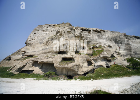 HÖHLE KLOSTER INKERMAN. UKRAINE INKERMAN Krim UKRAINE 30. April 2008 Stockfoto