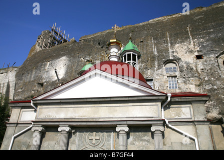 ST. CLIMENT HÖHLE KLOSTER INKERMAN. UKRAINE INKERMAN Krim UKRAINE 30. April 2008 Stockfoto