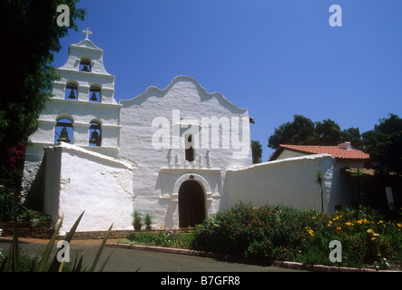 Mission Basilica San Diego de Alcala, Kalifornien erste Kirche Stockfoto