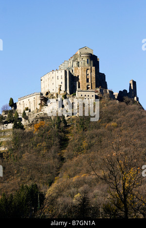 Die Sacra di San Michele, manchmal als Saint Michael's Abbey, auf der Südseite des Val gelegen bekannt Stockfoto