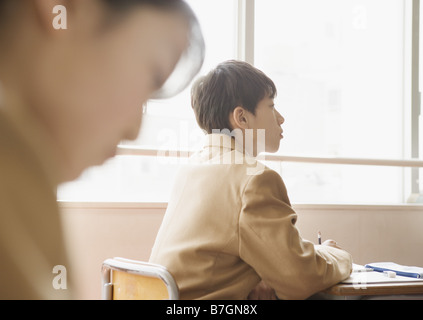 Schüler im Klassenzimmer Stockfoto