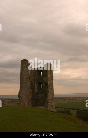 Hadleigh Castle, Hadleigh Farm Park, Essex, England. Website für London 2012 Olympics Mountainbike-Event. Stockfoto