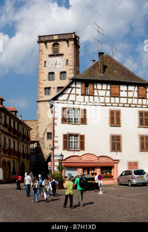 In der mittelalterlichen Stadt Zentrum Stockfoto