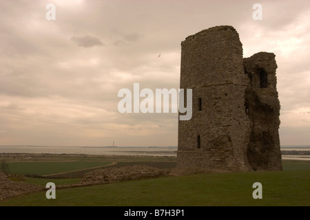 Hadleigh Castle, Hadleigh Farm Park, Essex, England. Website für London 2012 Olympics Mountainbike-Event. Stockfoto