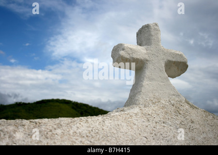 Iglesia de Puig de Missa. Kirche. Eulalia, Ibiza Stockfoto