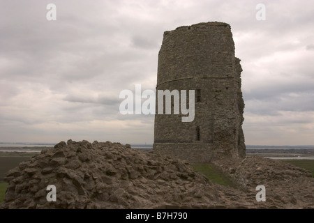 Hadleigh Castle, Hadleigh Farmpark, Essex, England. Website für London 2012 Olympics Mountainbike-Event. Stockfoto