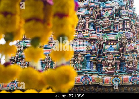 Sri Mariamman Hindu-Tempel. Silom Road, Bangkok. Thailand Stockfoto