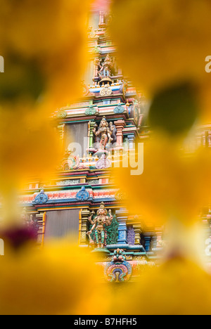 Sri Mariamman Hindu-Tempel. Silom Road, Bangkok. Thailand Stockfoto