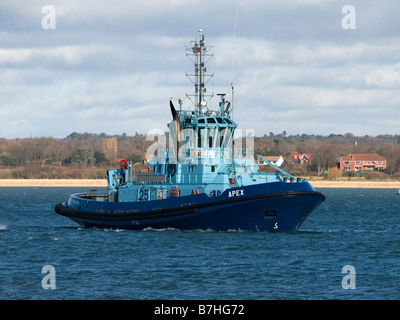 Schlepper "Apex" in Southampton Water UK Stockfoto