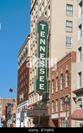 Die historischen Tennessee Theater in Knoxville Tennessee befindet sich auf dem National Register of Historic Places Stockfoto