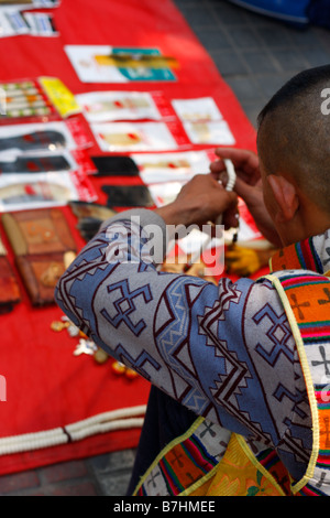 Westlichen chinesischen Minderheit Arbeiter Stockfoto