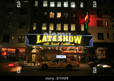 Der Late Show mit Dave Letterman, Ed Sullivan Theater, Manhattan, New York, USA 2009 Stockfoto