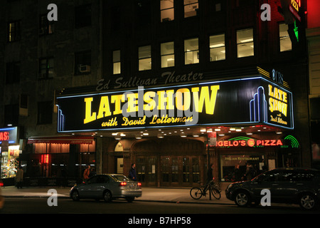 Der Late Show mit Dave Letterman, Ed Sullivan Theater, Manhattan, New York, 2009 Stockfoto