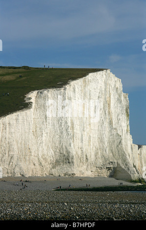 Cuckmere Haven und sieben Schwestern Klippen, East Sussex, UK Stockfoto