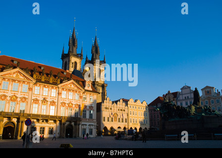 Altstädter Ring im Januar 2009 in Prag Tschechische Republik Europa Stockfoto